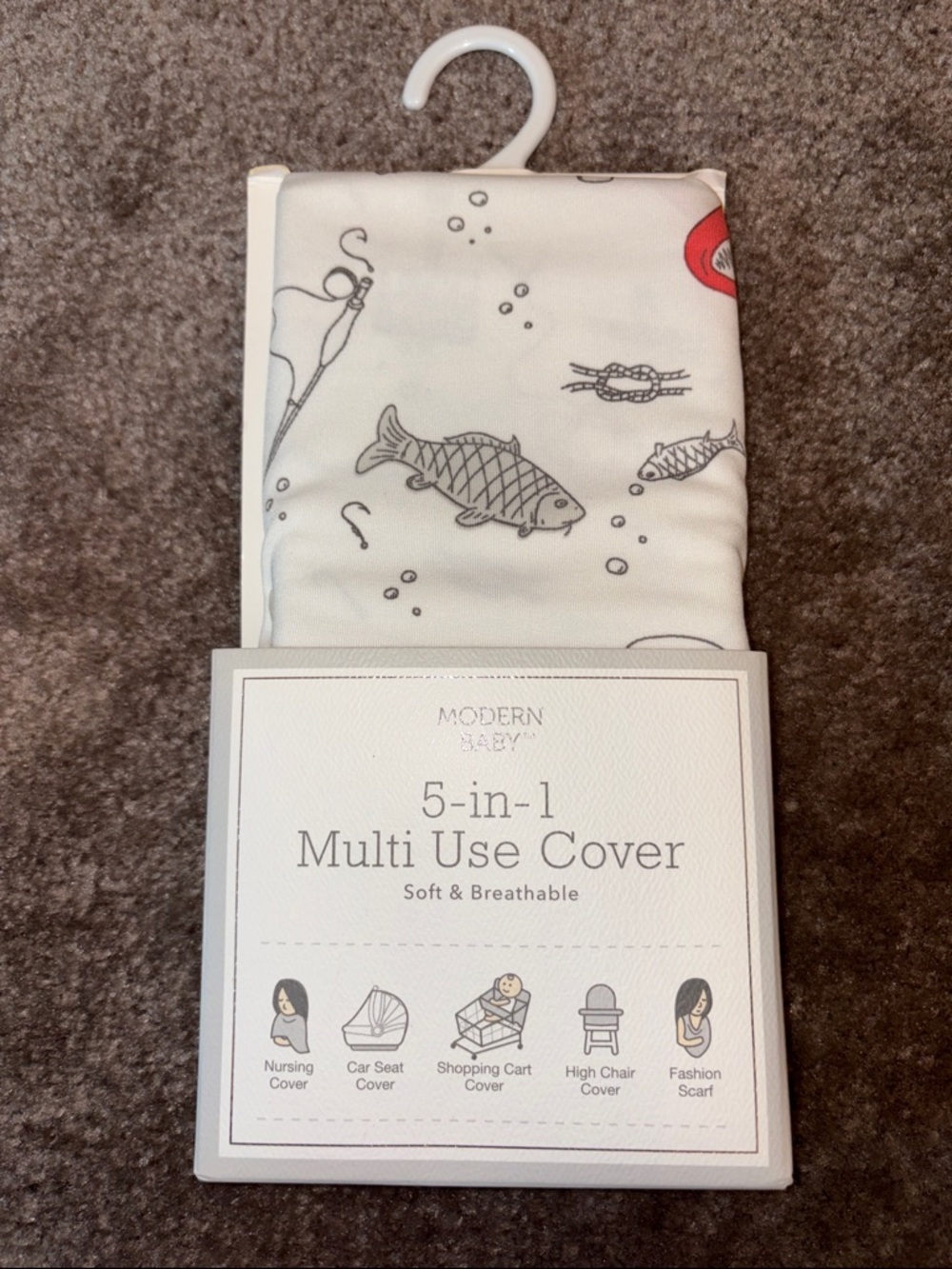 Modern Baby 5 in 1 Multi Use Cover unisex infant baby toddler fishing cover